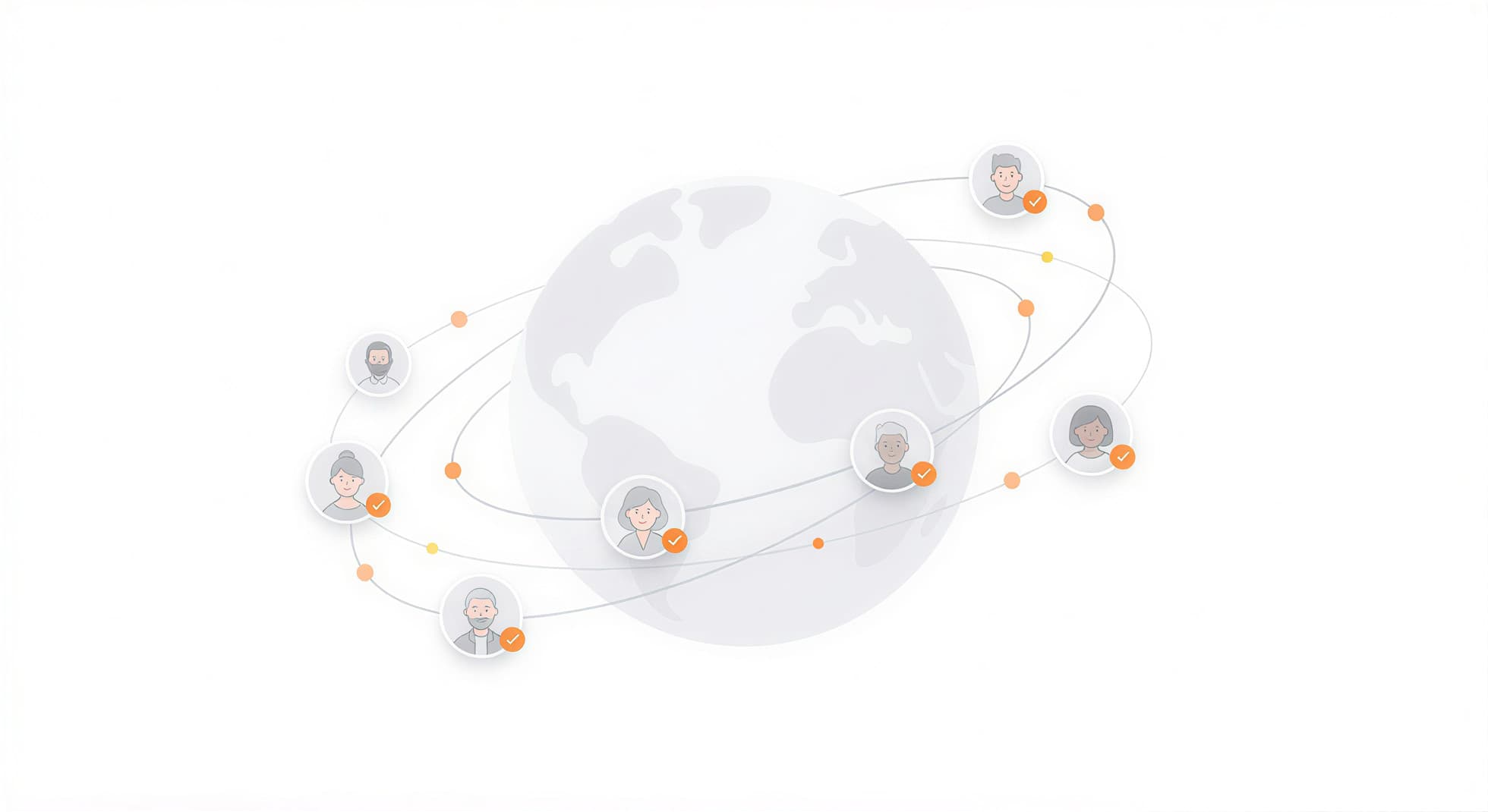 Global team illustration